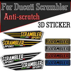 For DUCATI Motorcycle scrambler fuel tank decoration protection waterproof logo sticker decal