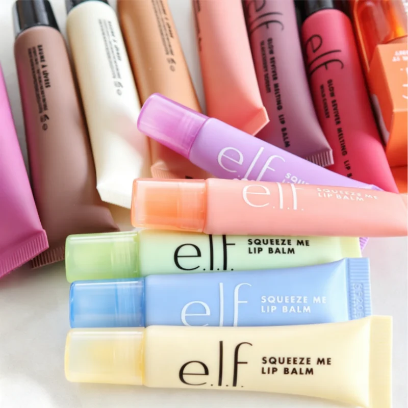 Popular Elf 6-Colors Fruit Flavored Lip Balm Strawberry Grape Peach Vanilla Frosting Lasting Moisturizing Repair Lips Gloss