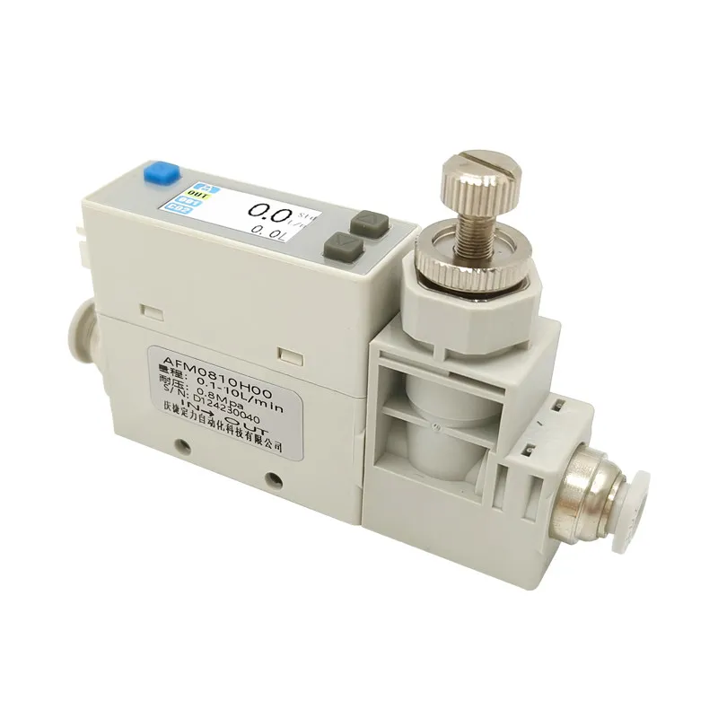 AFM0800 Series Gas Flow Controller with Needle Valve Wide Range Small Size Measurable Air Oxygen Nitrogen