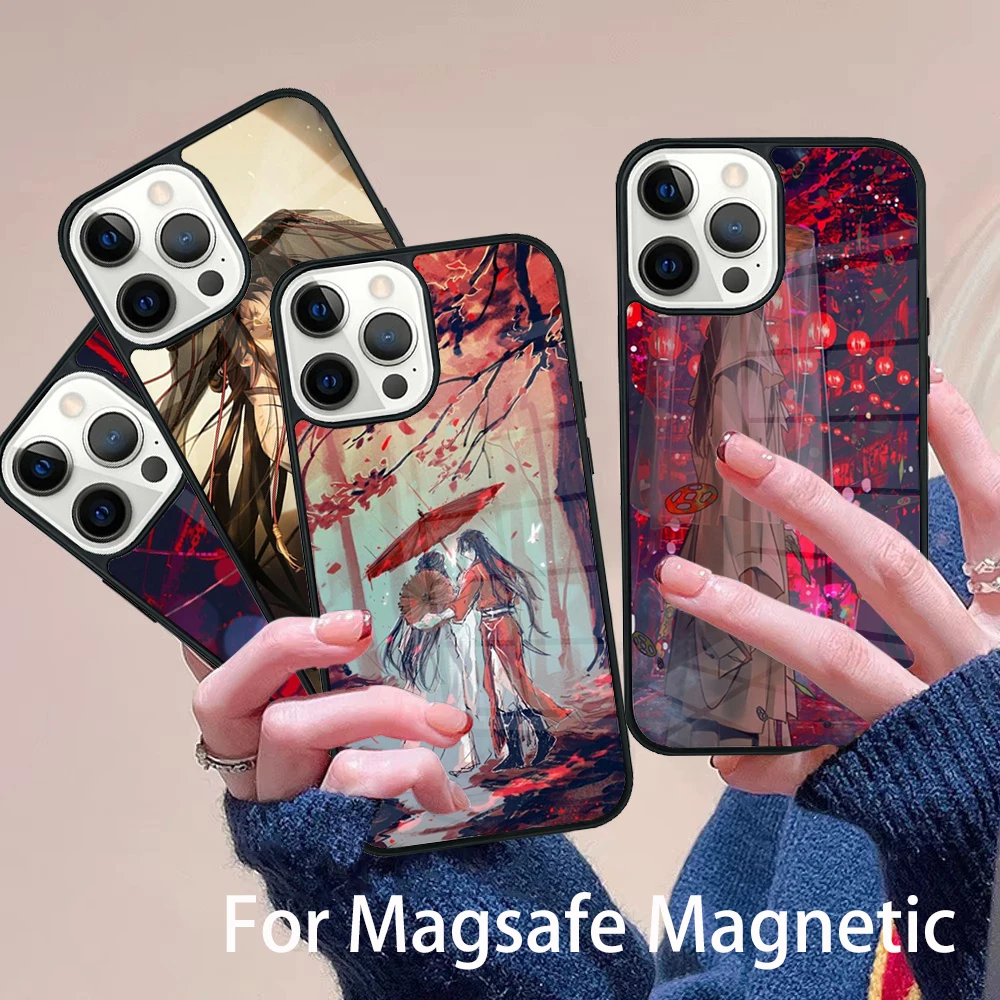

Heaven Official��s Blessing Phone Case Magesafe Magnetic Wireless Charge Cover For IPhone 16 11 12 13 14 15 Pro Max Plus Mini
