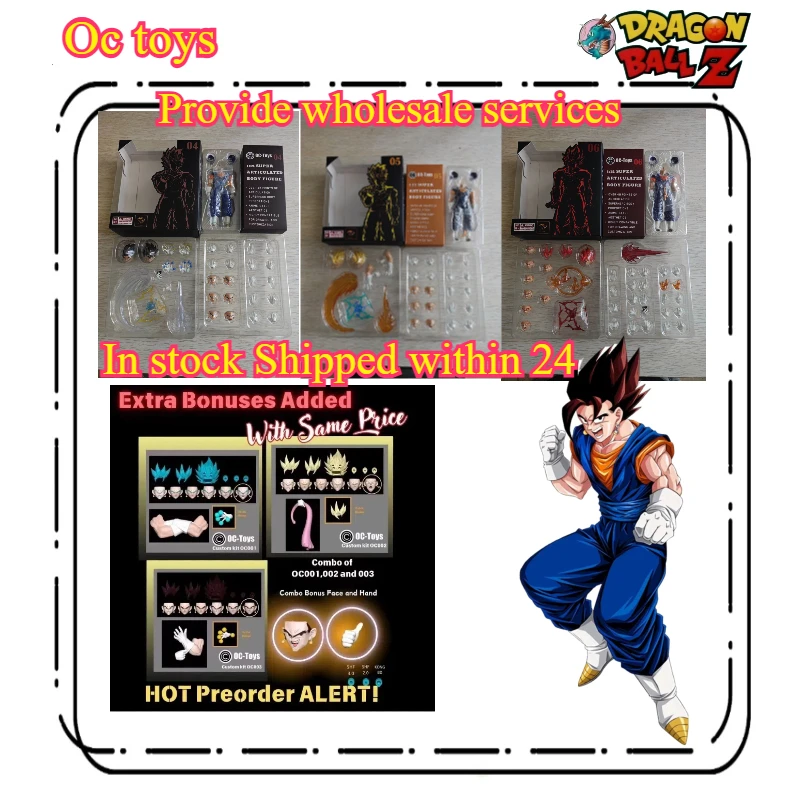 

OC Toys Dragon Ball SHF Super Saiyan SSJ Veggetoo Son Goku Vegito 3,0 Фигурка тела Аниме Фигурки Модели Подарки Игрушки