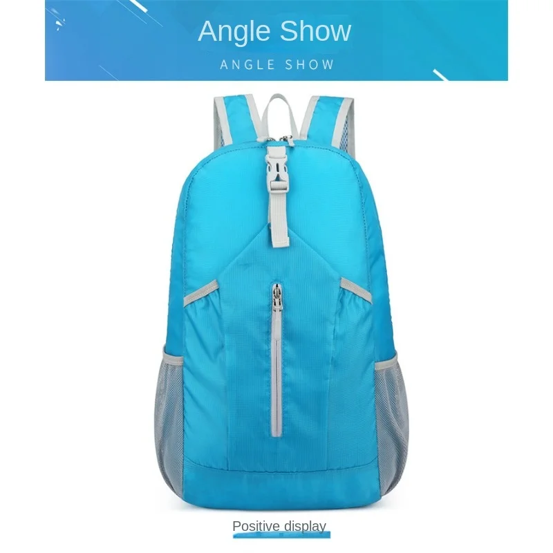 2026 New Water-Resistant Lightweight Outdoor Backpack Large Capacity Foldable Travel Daypack