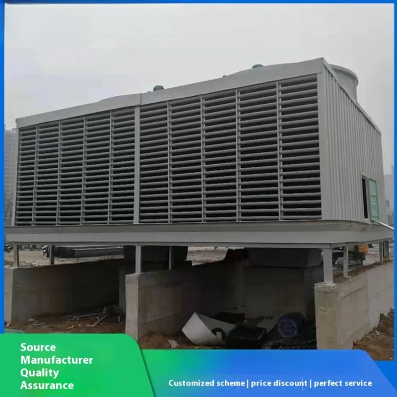 Magnesium Aluminum Zinc Coated Steel Square Cross Flow Cooling Tower Small Industrial Square Cooling Tower