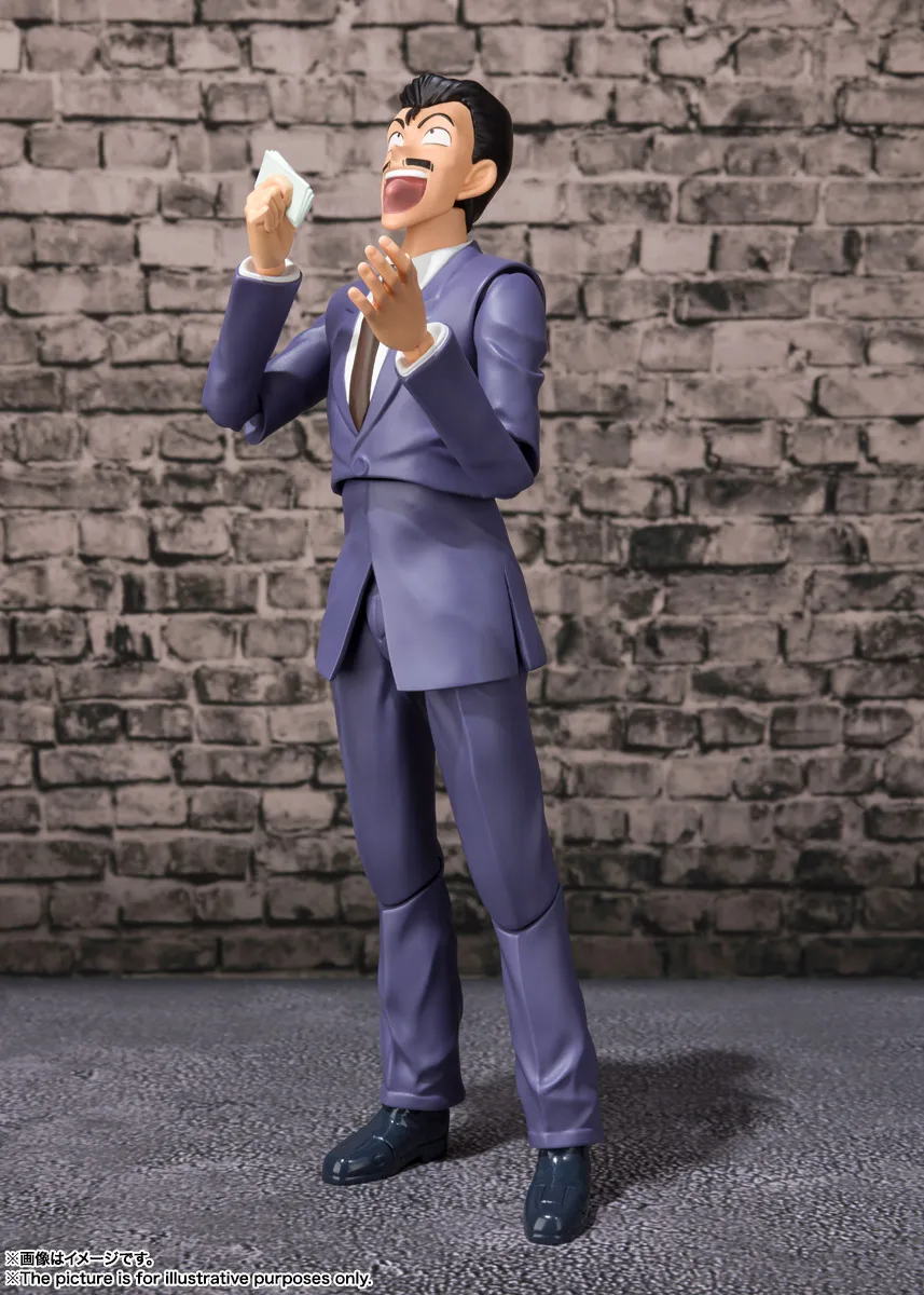 Bandai Original SHFiguarts Detective Conan Richard Moore Action Figure Active Joints Model Hobbies Collectible Gift