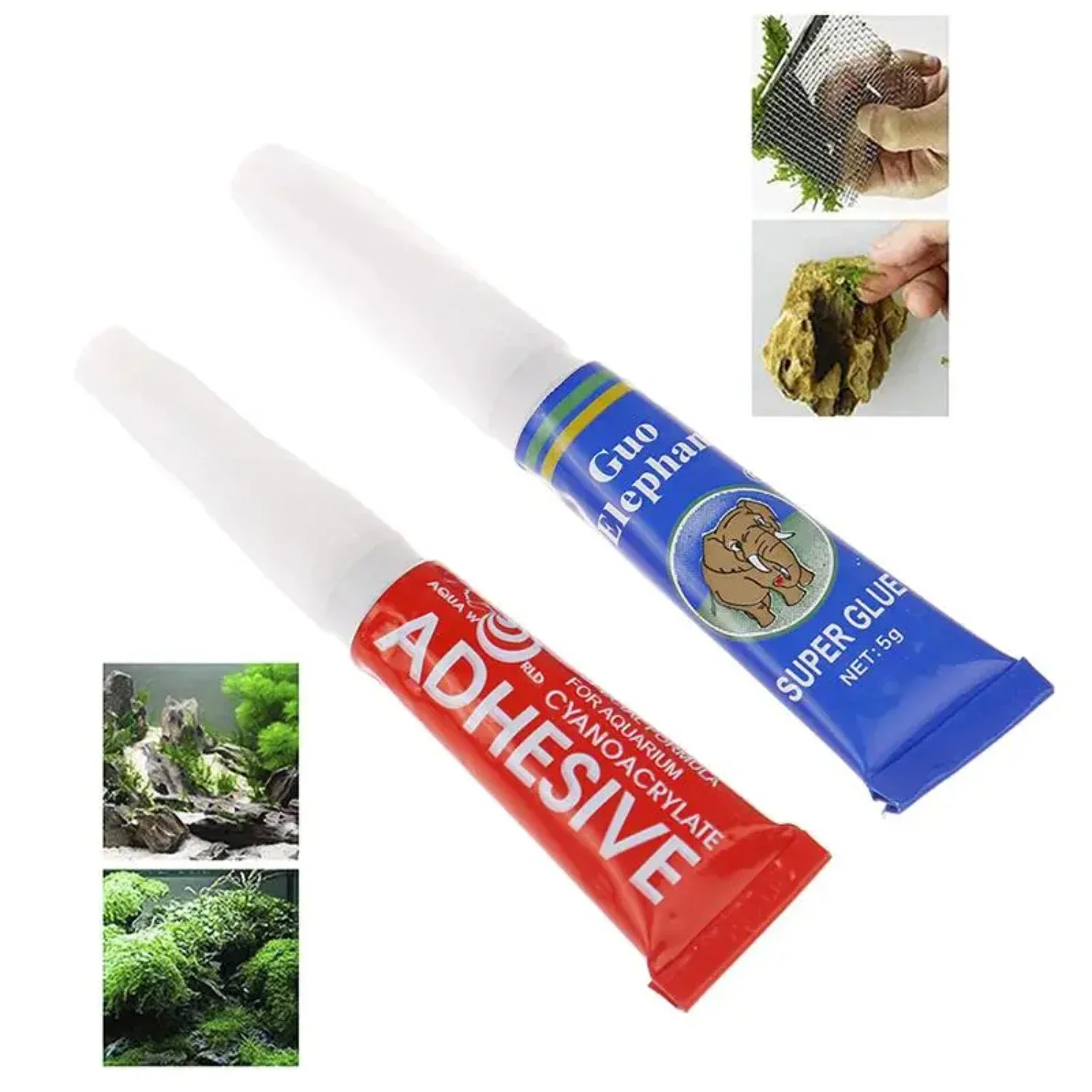 

ble and Easy-to-Use Adhesive for Plants, Rocks, and Ornaments - Enhance Your Underwater Garden with this High-Quality Product fr