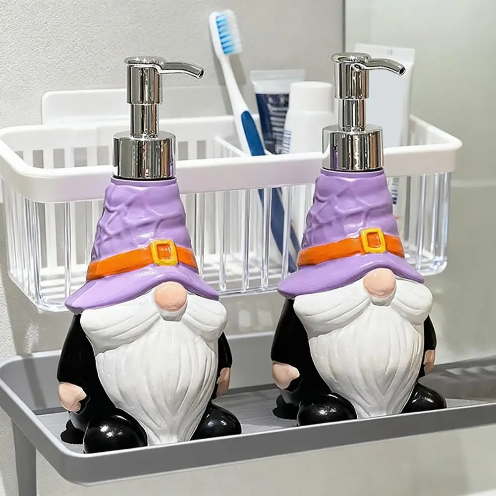 Creative Resin Santa Claus Lotion Dispenser Bottle Home Bathroom Accessories Body Wash Hand Bottle Portable Dispenser