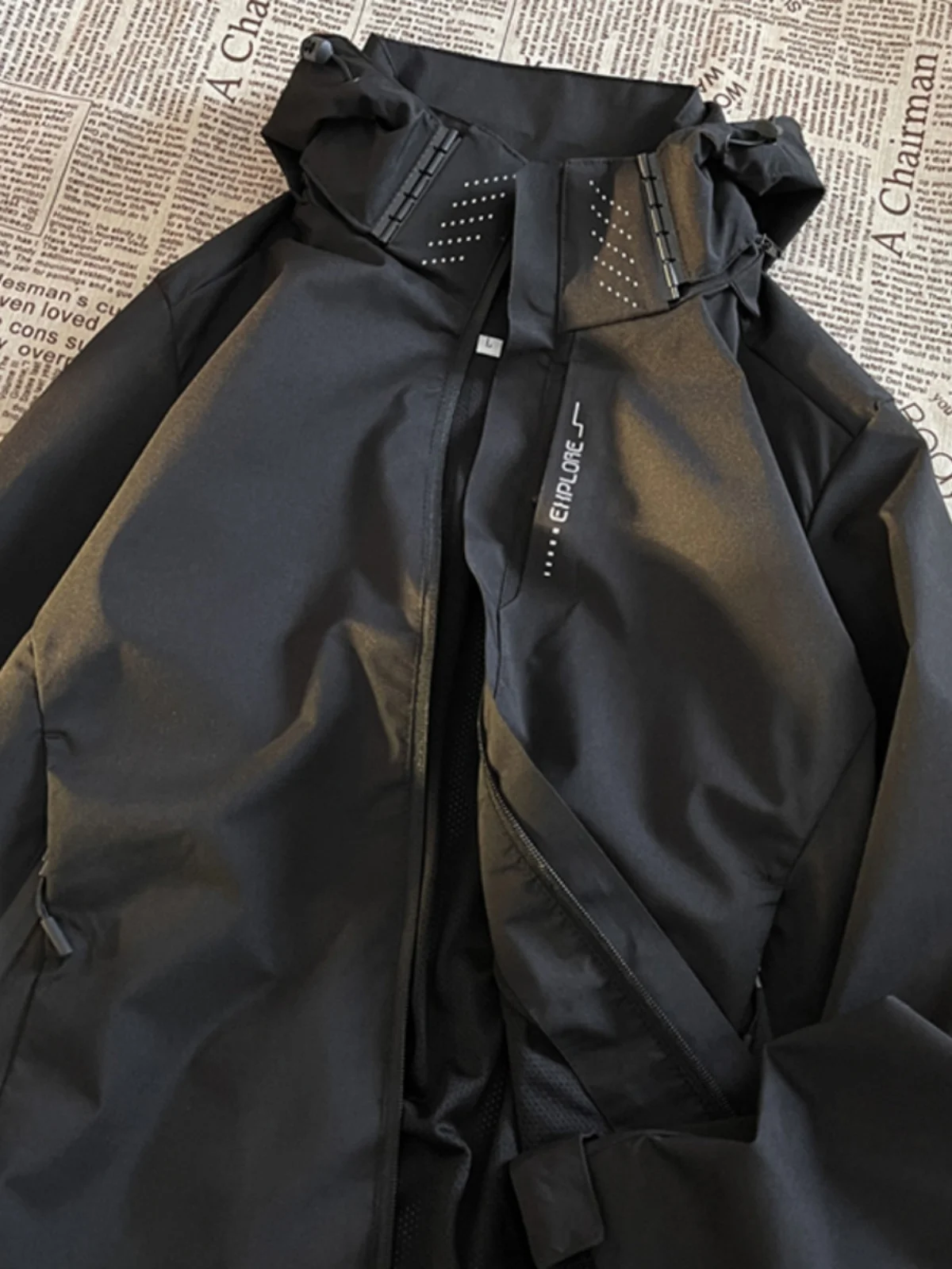 

Ветрозащитная мужская куртка Bla Knight из серии Outdoor Mountain, функциональная, в американском стиле, для велоспорта и работы, свободного кроя, с декоративной молнией...