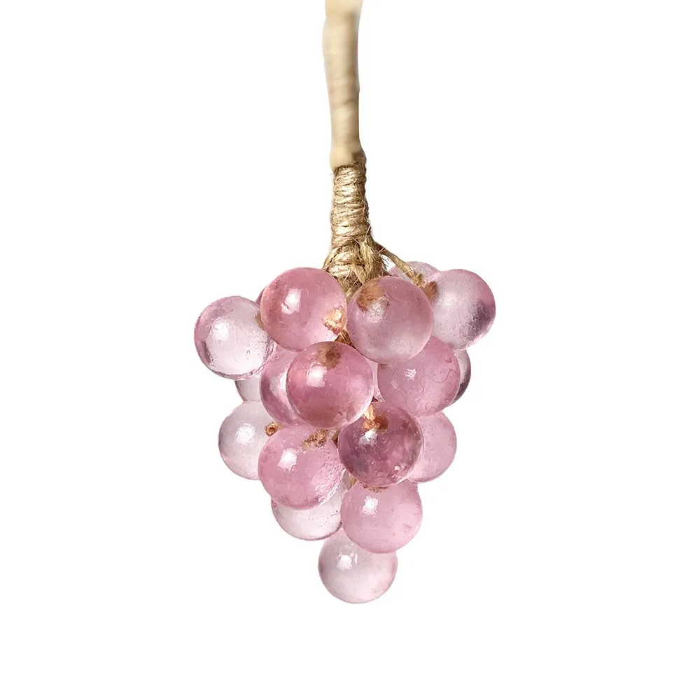 

New Crystal Transparent Handcrafted Grape Soap Simulated Rich Foam Cleansing Soap Can Be Cut Hanging Plant Soap for Shower