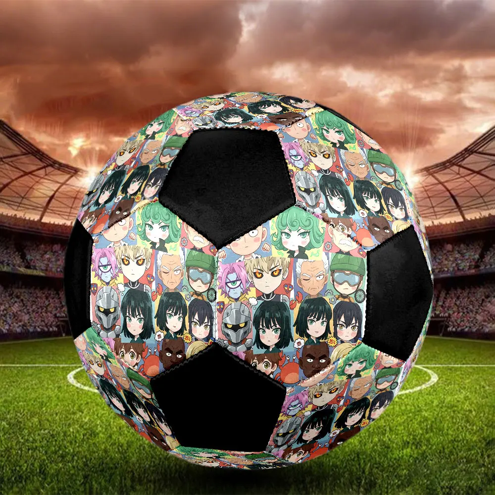 1PC One-Punch Man Football Soccer Ball Size 5 Practice Ball Fashion Team Training Cool Sports Gift HE48 view 2
