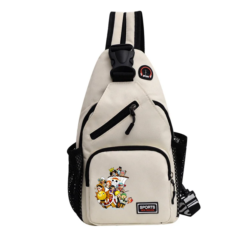 ワンピース アニメ チェストバッグ メンズ ボーイズ ショルダーバッグ リュックサック 旅行 クロスボディバッグ アウトドア ハンドバッグ 大容量 レディース クール サッチェルバッグ