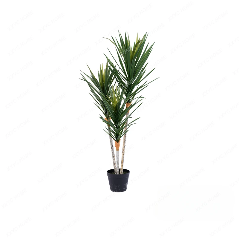 

Simulation Dracaena Marginata Colorful Dutch Fake Trees Green Plant Flower Pot Indoor Living Room Floor Decoration Ornaments