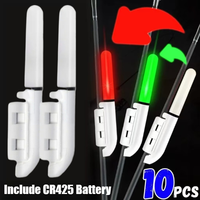LED Removable Waterproof Fishing Electronic Rod Luminous Light with CR425 Battery Float Tackle Night Rock Fishing Accessorie