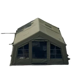 Inflatable tent, waterproof and UV-proof, 17.3 square meters, air tent, outdoor camping, suitable for families of 5 to 6 people