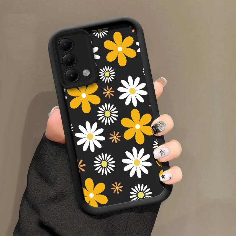 حافظة لهاتف انفينيكس تكنو كامون 40 30 برو سبارك 20C 20 10 Pro 6 Go 2024 2023 2022 Pova 7 غطاء نمط الزهور