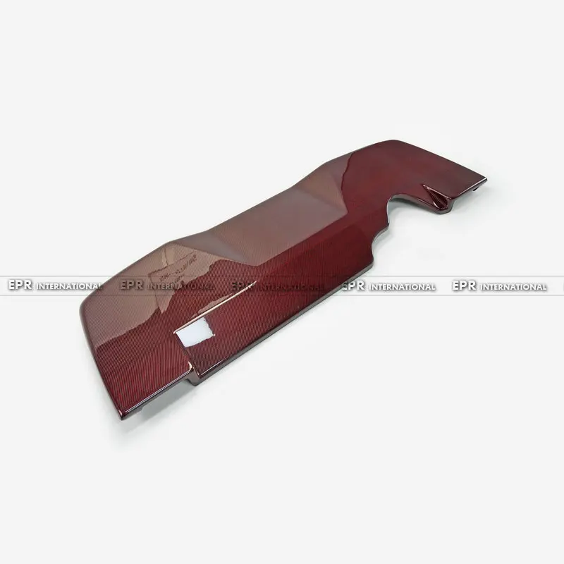 Red Carbon Fiber For Mitsubishi Evolution EVO 9 JDM Style Rear Bumper Under Rear Diffuser Car Styling