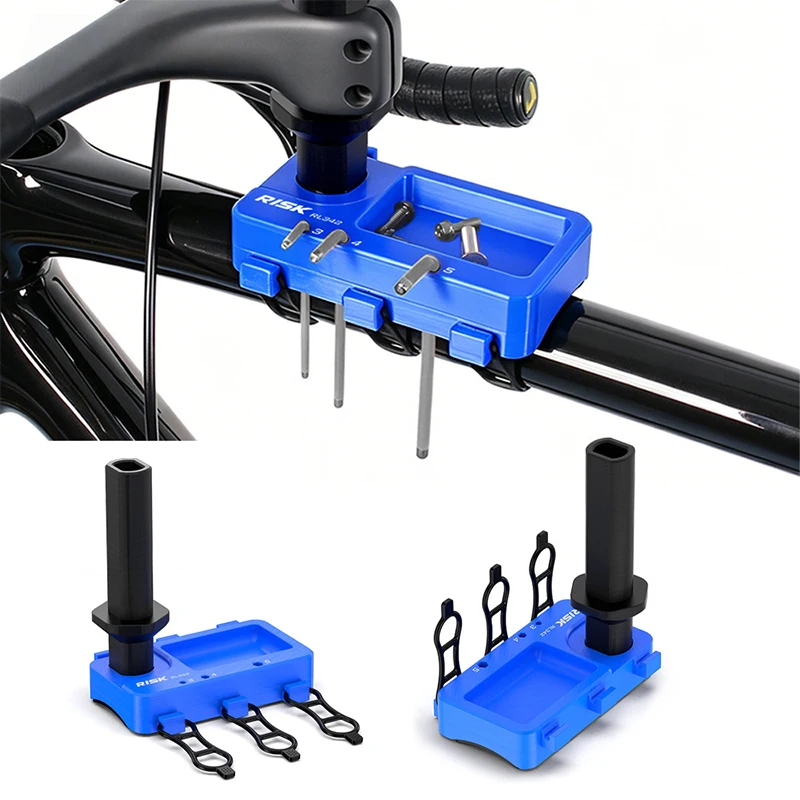 Comincia Bicycle Virtual Head Tube Fork Steerer Tool Mtb Road Bicycle Gravel Bike Handlebar Stem Storage Rack Maintenance Repair