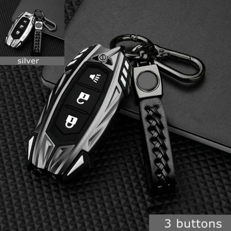 日産タイタン、インフィニティ用a-亜鉛合金製カーリモートキーフォブケースカバーホルダー