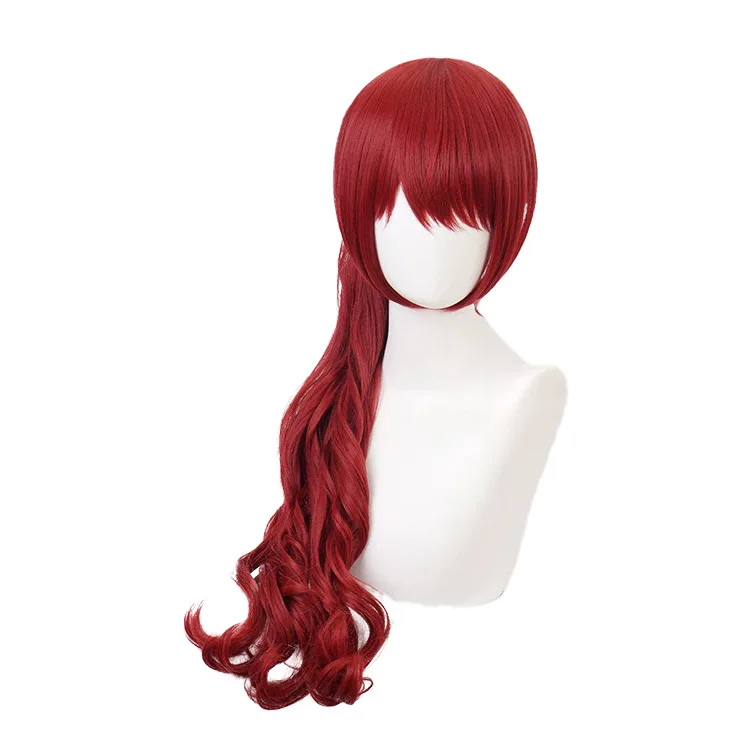 THE ROYAL P5R Ayaka Kasugaya Cosplay Wig With Large Tiger Clips In Red Micro