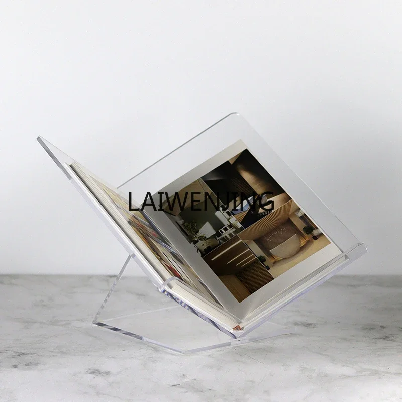 SGF x-shaped bookshelf ornament book holder tripod magazine model room newspaper display rack