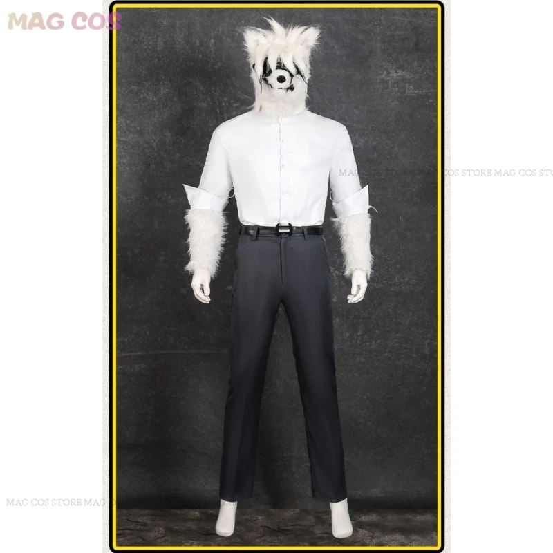 Von Lycaon Cosplay Costume maschera parrucca gioco zona Zenless Zero Victoria pulizie lupo Von Lycaon orecchie coda Plus Size XS-XXL