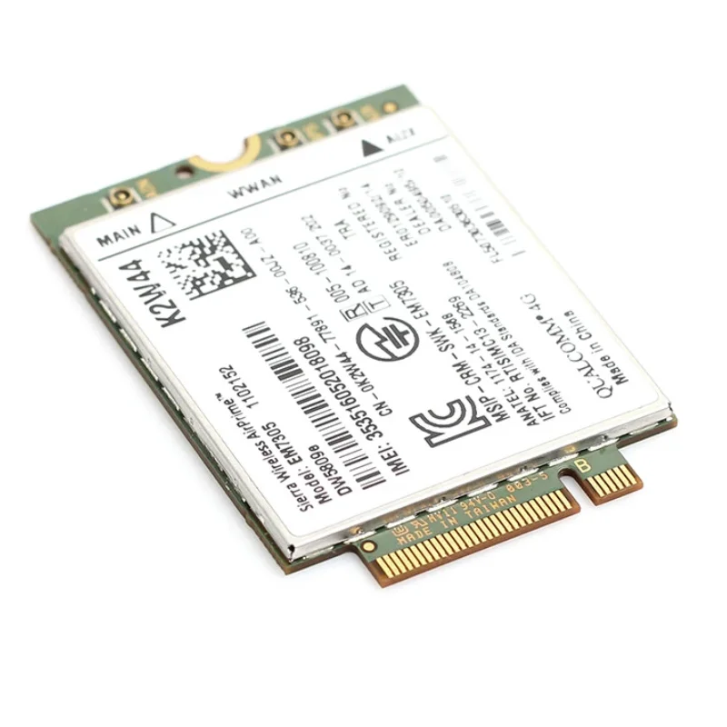 Original EM7305 DW5809e GOBI5000 4G LTE Module NGFF WWAN card for DELL Latitude  7214 7350 7414 Venue 8 Pro 5855 5056