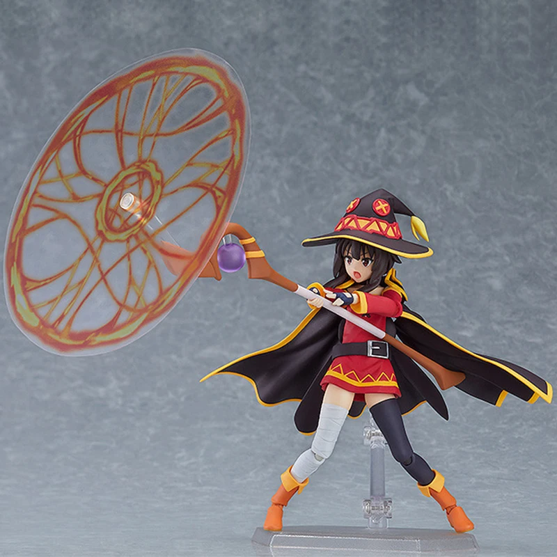 شخصية أنيمي FIGMA من FIGMA Megumin ، المصنع الأصلي ماكس ، نموذج قابل للتحصيل من كلوريد البولي فينيل ، دمى تمثال ، هدية مزخرفة ، متوفرة بالمخزون