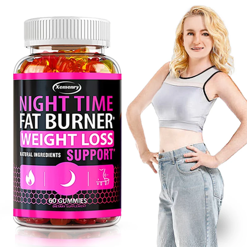 Nighttime Fat Burning Gummies - Fat Burning, Metabolism Boosting, Healthy Weight Management