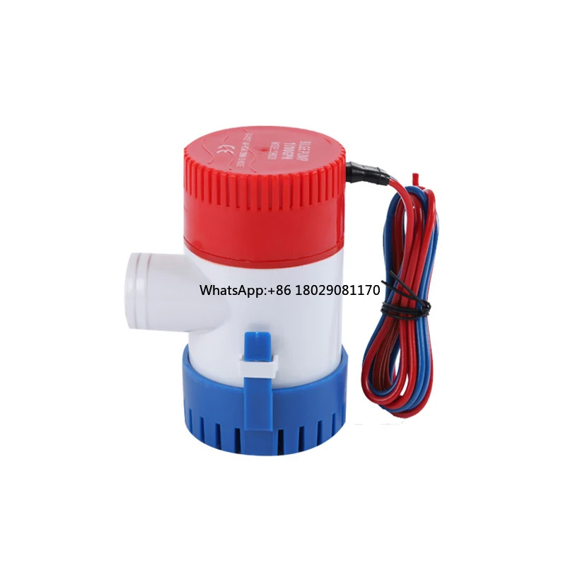 Pump semi-automatic switch electric small submersible pump bilge pump 350 500 750 1100 gallons