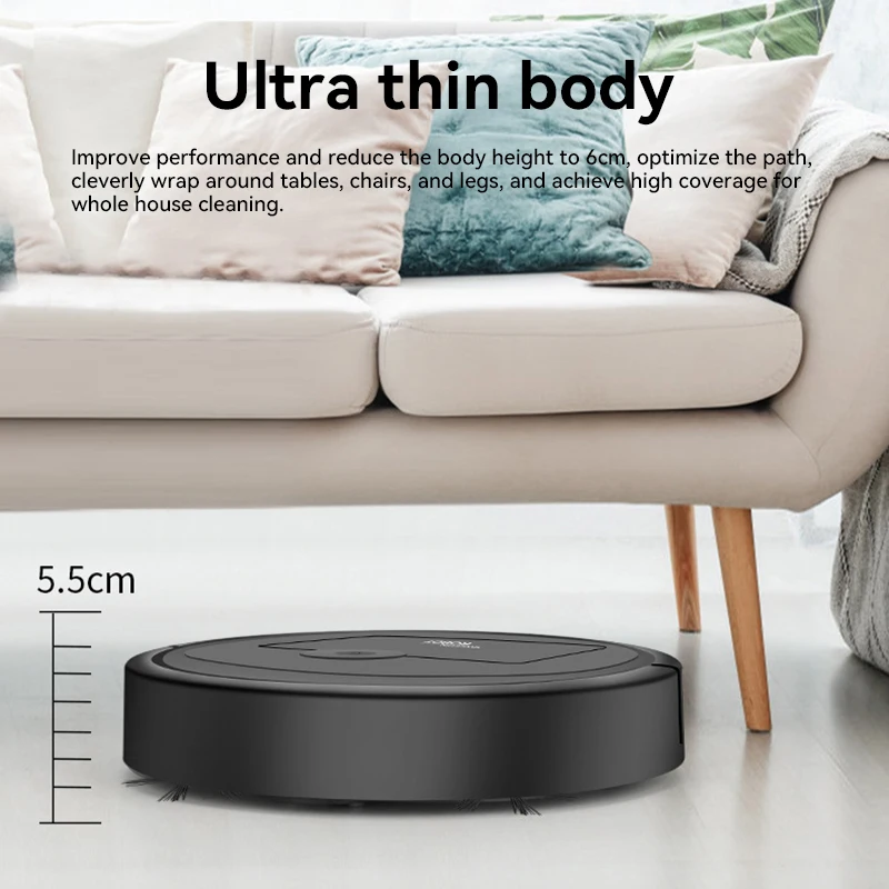 Vacuum Cleaner 4000Pa USB Charging Vacuum Cleaner Mop Automatic Household Smart Cleaning Machine Robotic Vacuum Cleaner