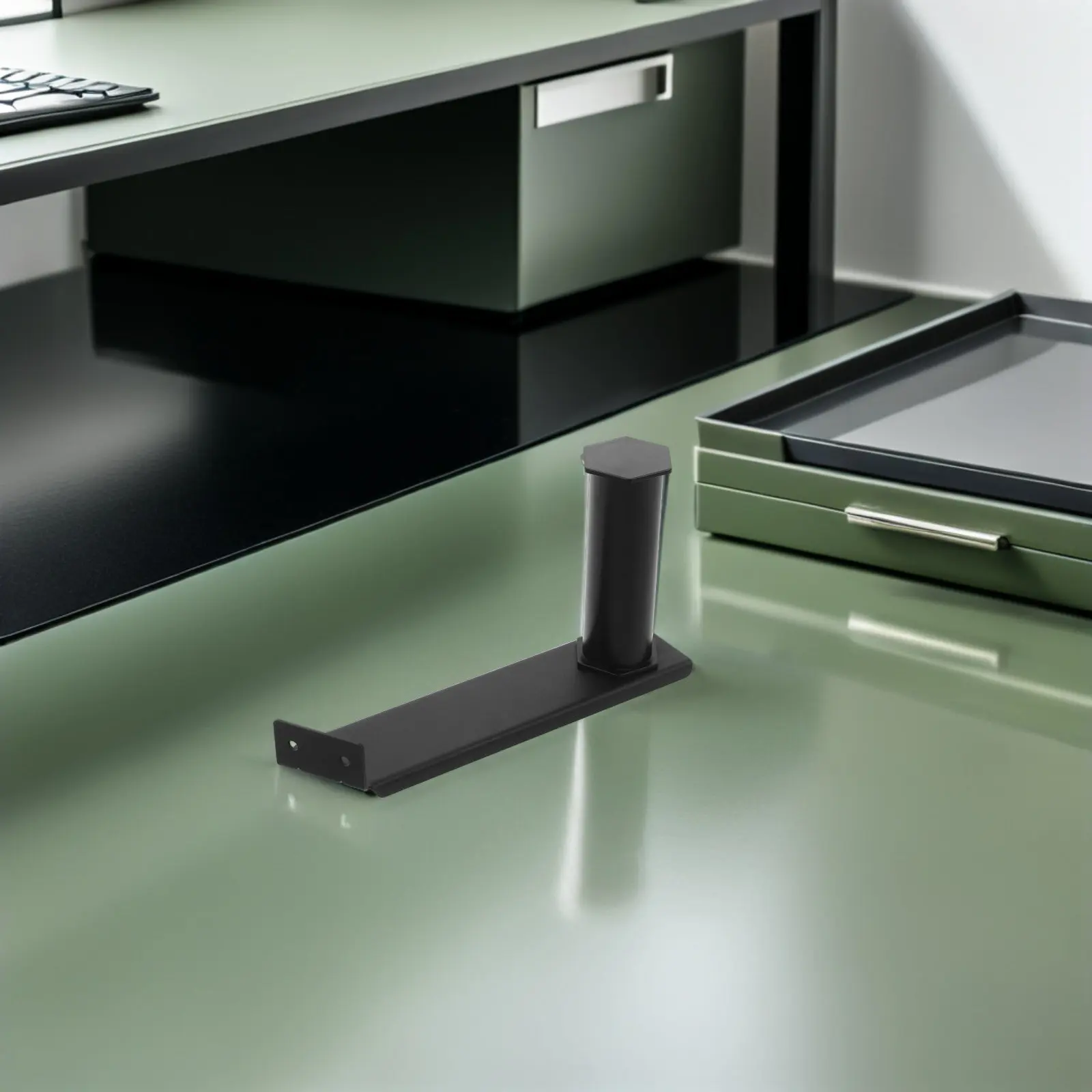 

Черная пластиковая подставка для 3D-принтера, держатель для филамента, однотонный, вращающийся органайзер для катушек, настольная полка для хранения филамента для 3D-печати