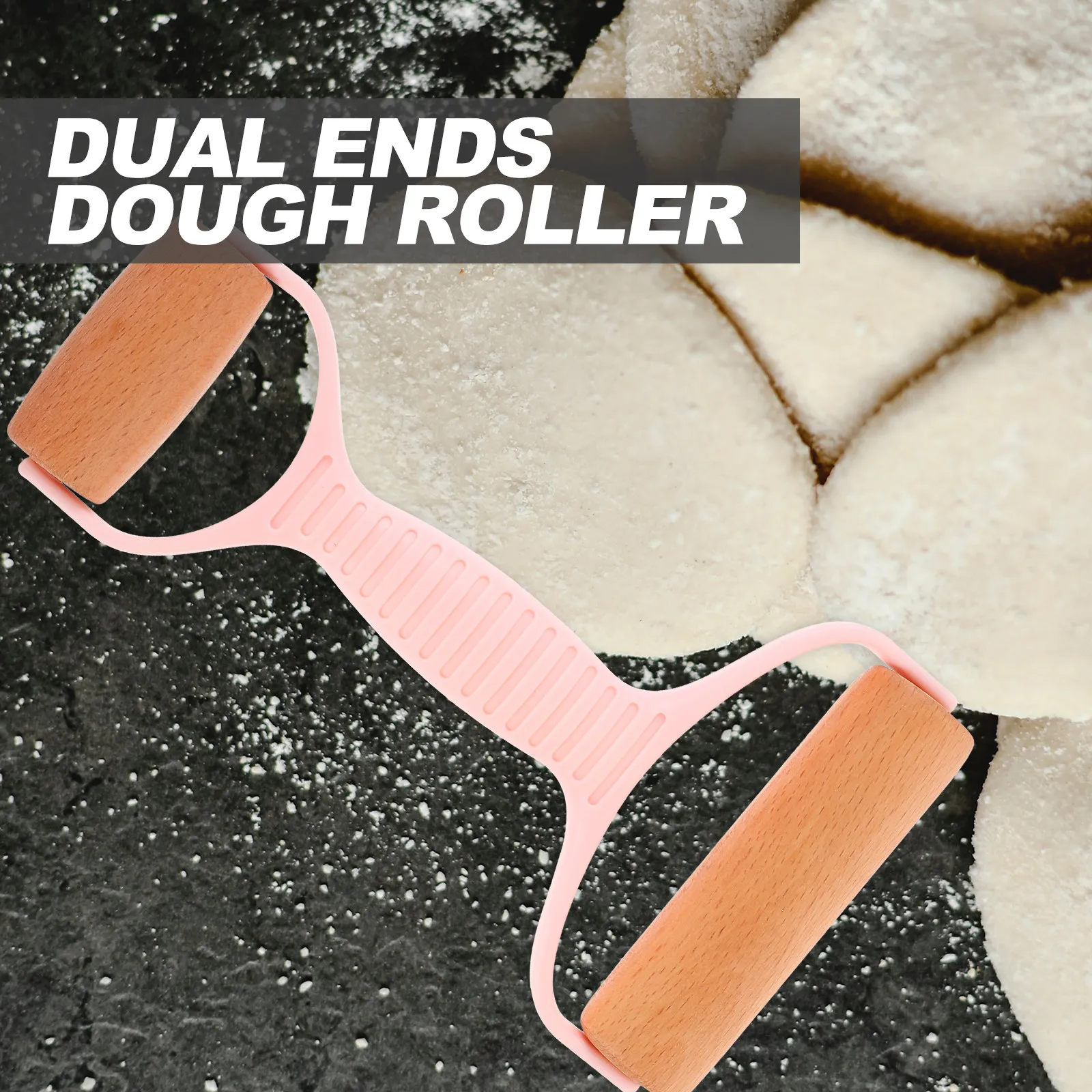 Rolo de Massa de Duas Pontas p - Kitchen Roller Baking avaliação e preço