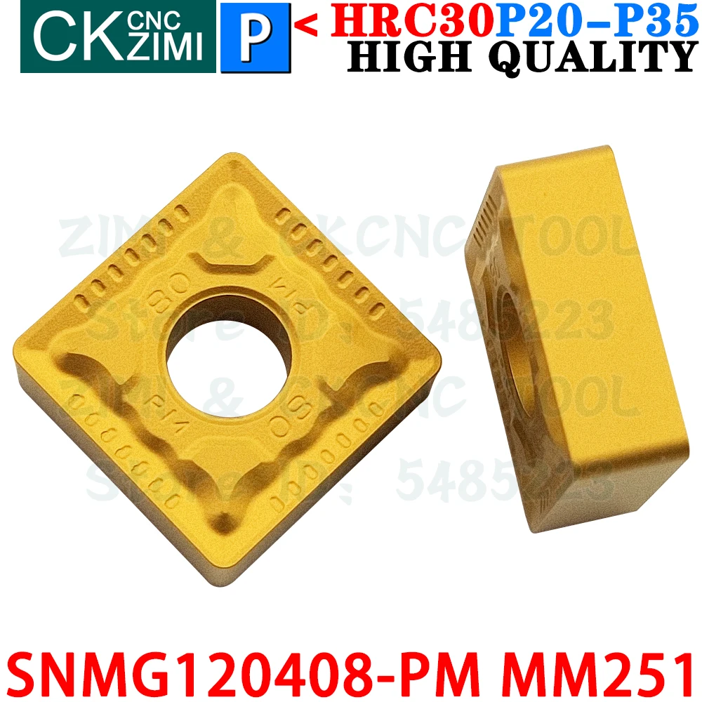 SNMG120408-PM MM251 SNMG 120408 PM MM251 Karbit Sisipan Eksternal Berputar Sisipan Alat SNMG432 SNMG1204 SNMG 1204 PM CNC Logam Mesin Bubut Alat Pemotong
