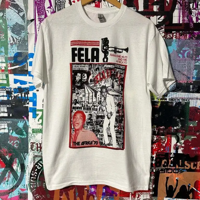 Felt Kuti Shirt S-2X Unisex (Screen Printed)