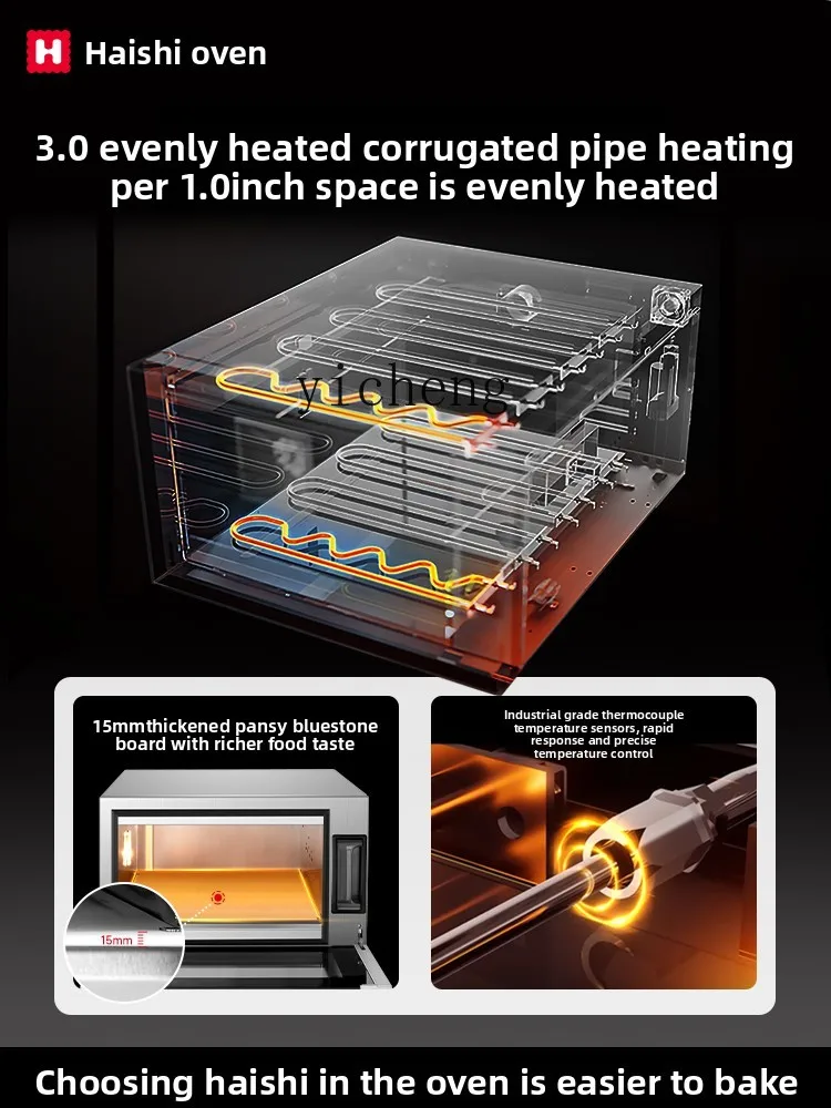 

zz Flat Oven Commercial Private Steam Large Capacity Household Mooncake Cake Baking Electric Oven
