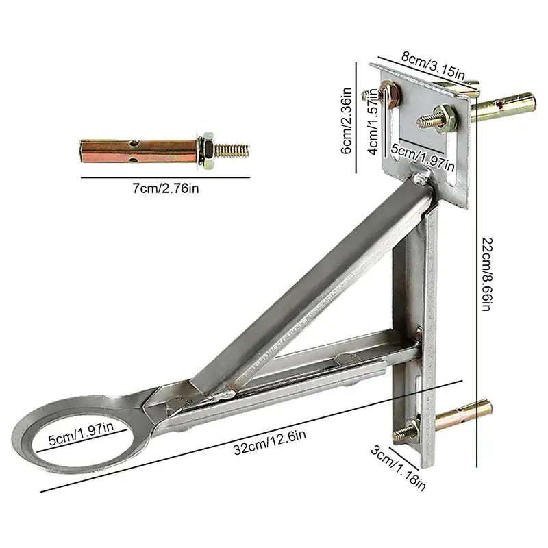 Undercounter Sink Supports Bathroom Sink Basin Support Bracket Kitchen Sink Bracket 9-12.5inch Adjustable Triangle Bracket