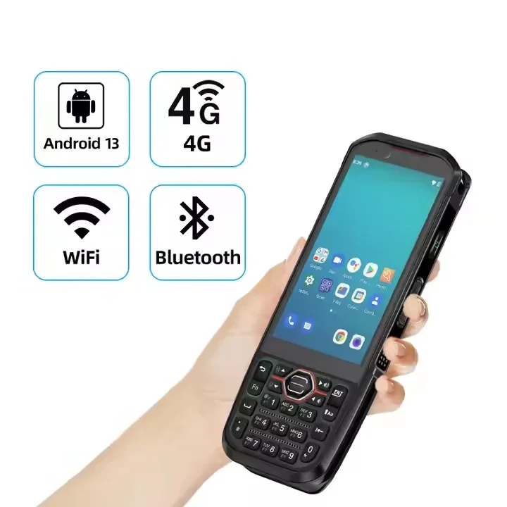 EDOO M73 Android Handheld Computer Rfid Nfc Reader Rugged Keyboard Pda Prices 2D Barcode Scanner Pdas for Logistics Storehouse
