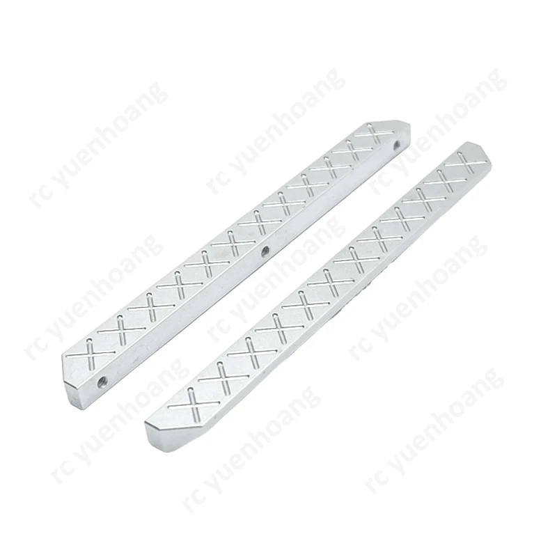 1Set Scala 1/12 Modello di Auto Sinistra Destra Pedali Simulazione In Alluminio Decorare Accessori di Aggiornamento per MJX H12Y/H12Y + RC Crawler