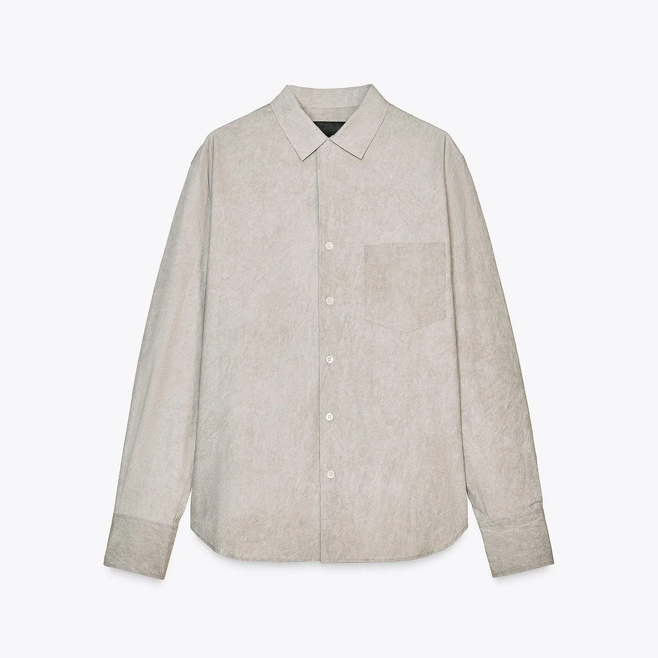 Conjunto de dos piezas de moda para mujer: csa de aodón bordada asimétrica de cintura alta con manga larga y cuello vuel...