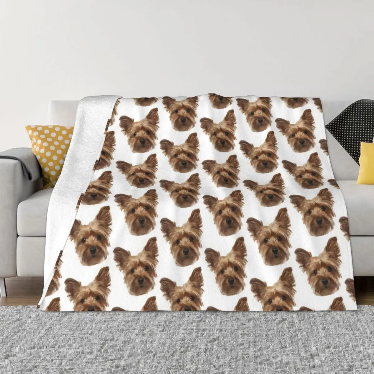 

Yorkshire Terrier Throw Blanket Loose Blanket Hairy Blankets Sleeping Bag Blanket Luxury Blanket