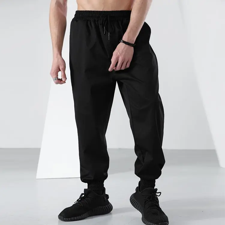 Invisible Open Crotch Outdoor Sex Men's Pants Hip Hop Streetwear Fashion Jogger Harem Trousers Man Casual Sweatpants Male Pants