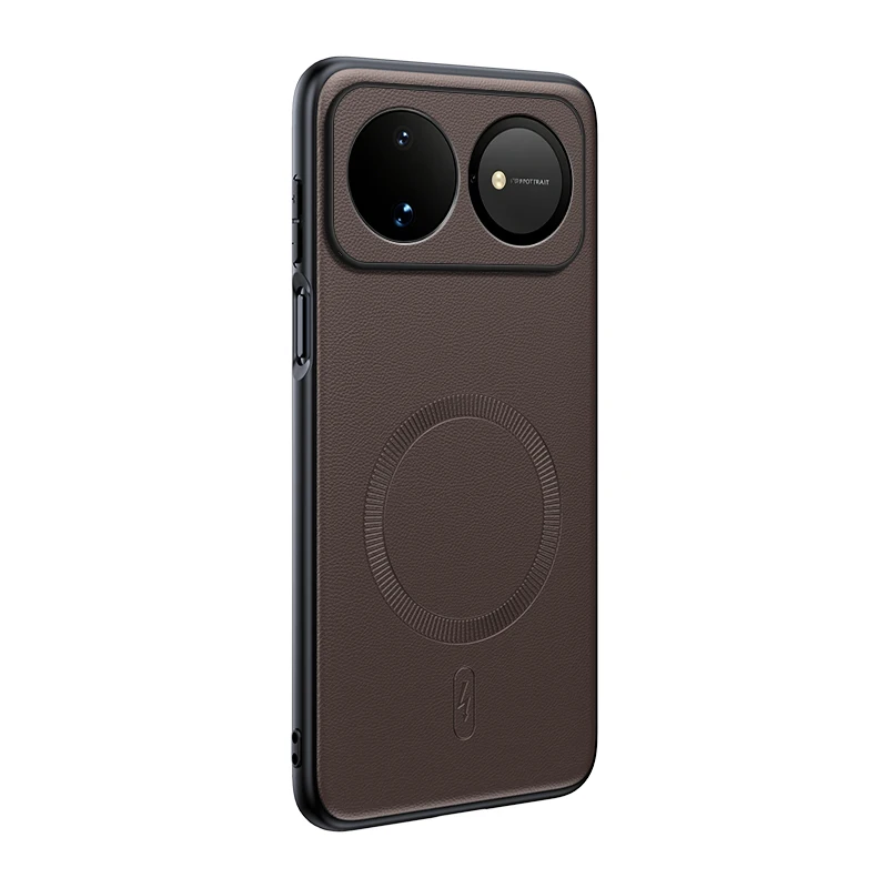 Für Huawei Nova 16: Magnetische Schutzhülle aus Leder, Anti-Fingerabdruck, rutschfest, aus PC+TPU. – Detail 3