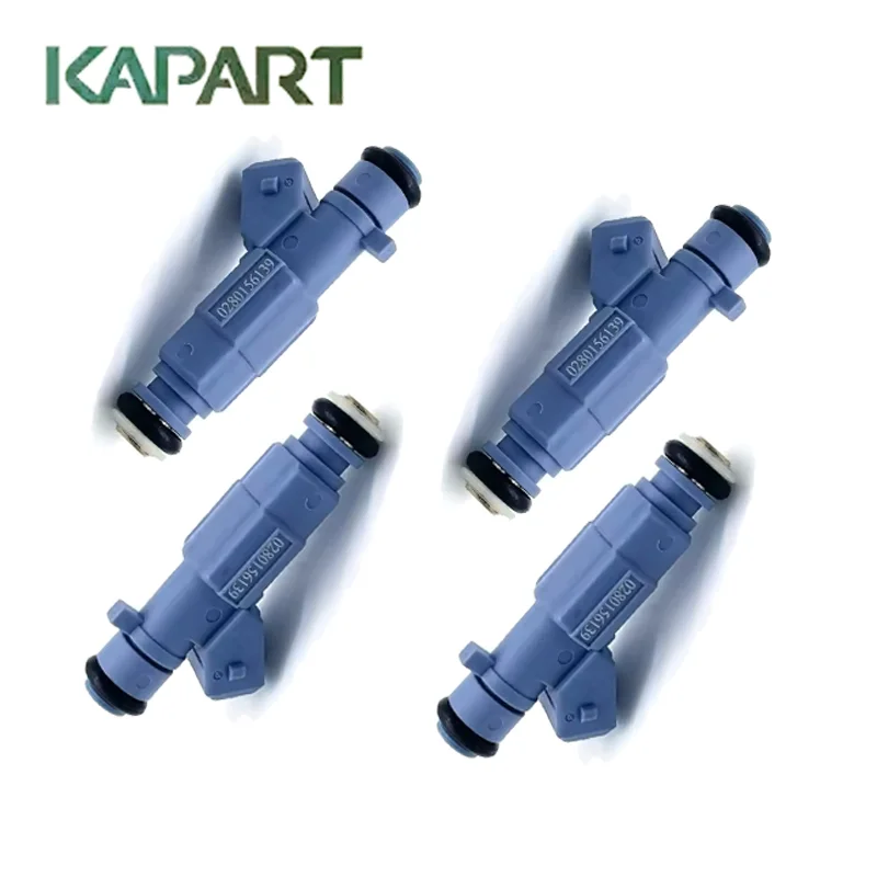 

4 шт. 0280156139 Газовая бензиновая топливная форсунка подходит для Peugeot 206 207 307CC RC Citroen C4 2,0 16 В 1984F3 2003-2010