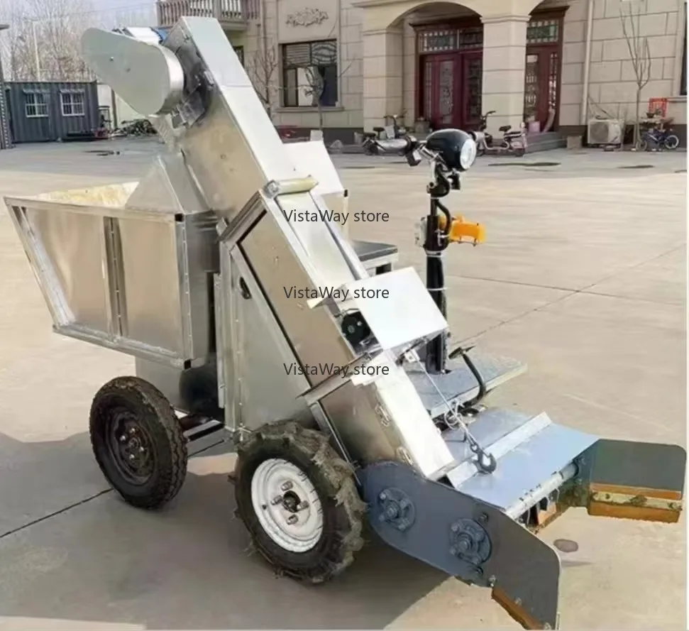 حار تجاري متعدد الوظائف أربع عجلات الكهربائية قلابة مكشطة شاحنة إزالة السماد شاحنة إزالة السماد المزرعة