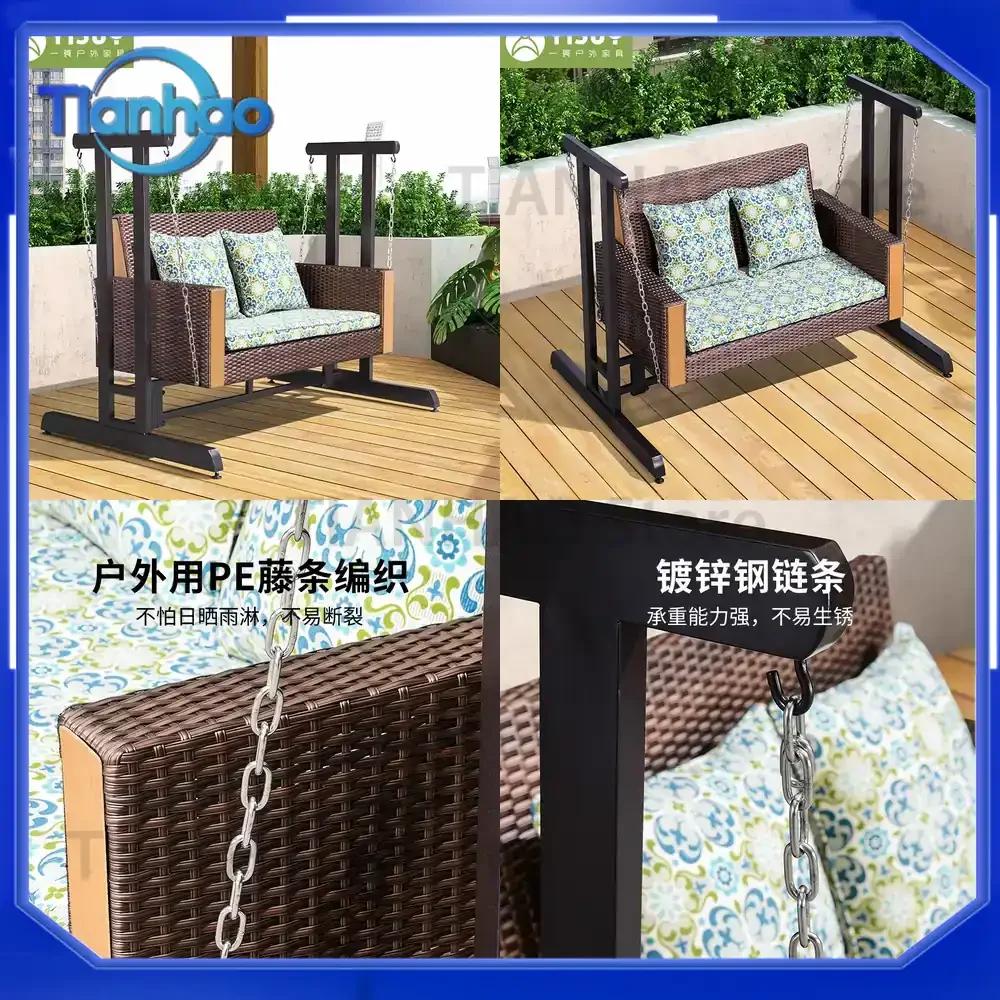 Outdoor Furniture Set of 3 Wicker Sofa for Patio Deck Balcony for Amazon Best Seller