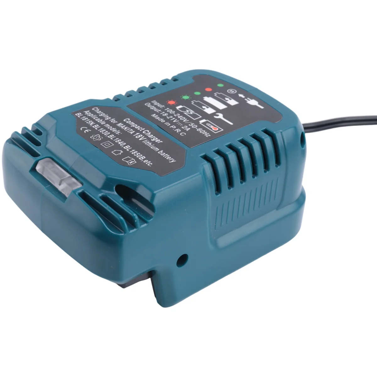 マキタリチウム電池用ミニ充電器,交換,dc18rc,18v,bl1860,bl1450,bl1830,usプラグ