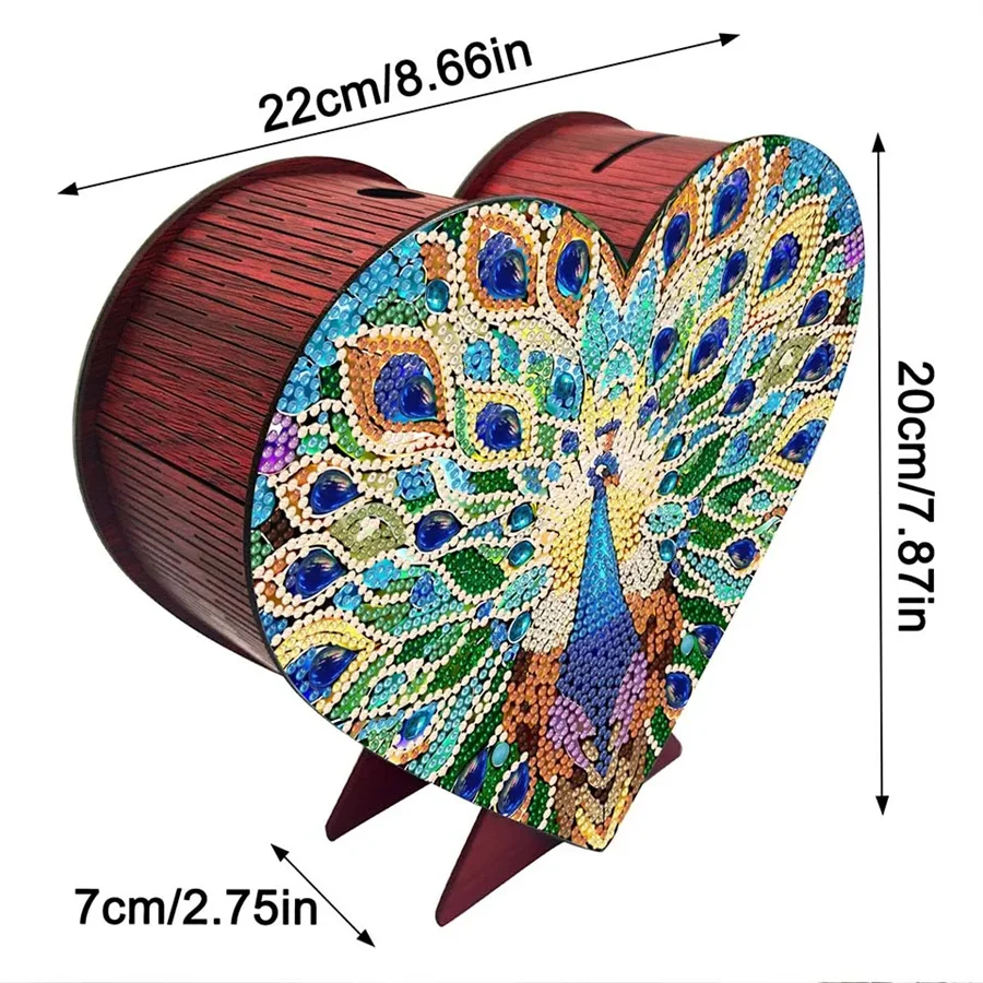 Bird saving pot Coin bill money box Diamond Painting Kits for Adults gift DIY Crystal Rhinestone Art Craft Decor Supplies craft