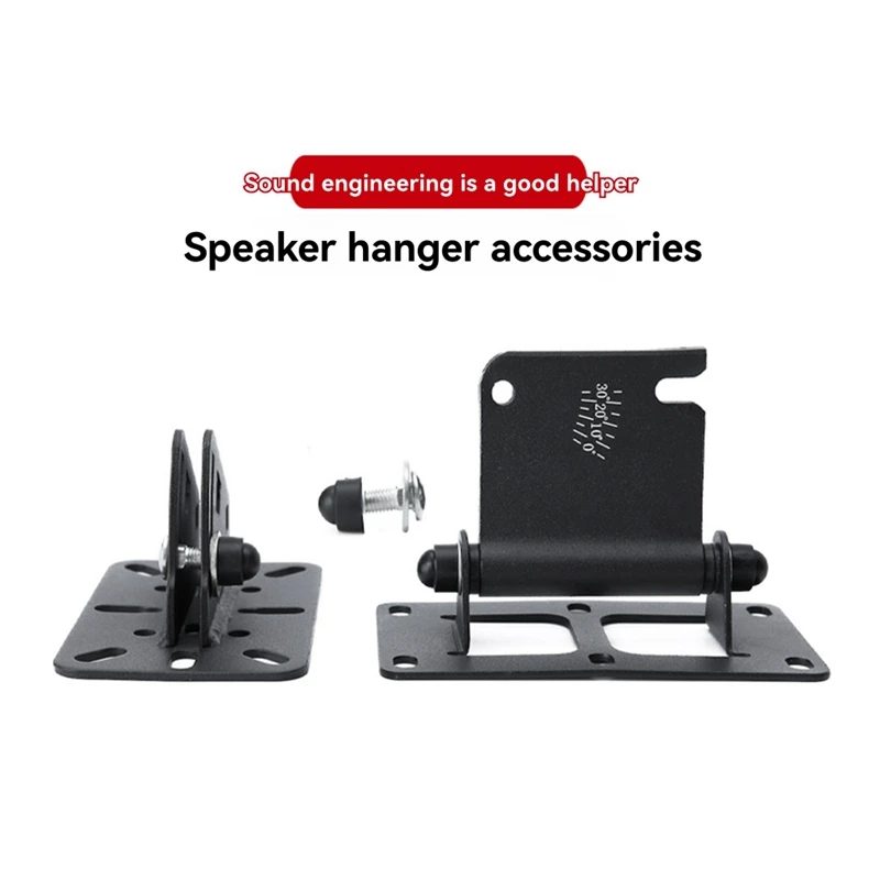 Heavy-Duty Speaker Wall Mount, Universal Adjustable With Tilt And Swivel For Bookshelf