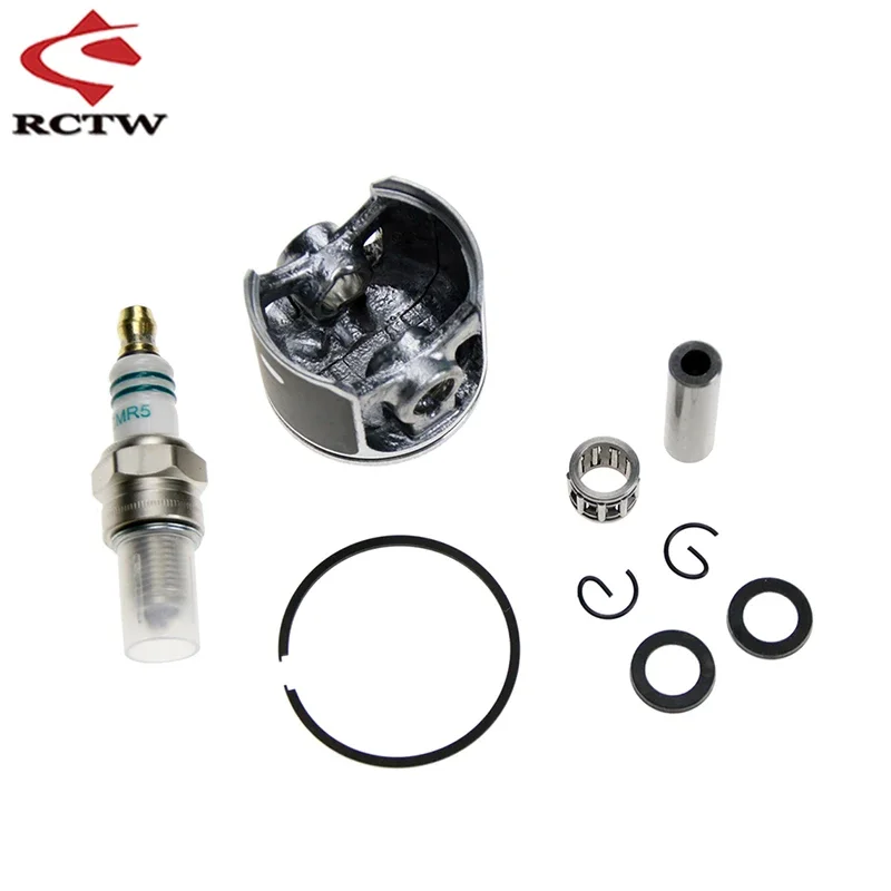1/5 Rc Car Engine Parts 29cc 30.5cc Competition Piston Spark Plug Kit for HPI Rofun Rovan Km Baja Losi 5ive T FG GoPed RedCat