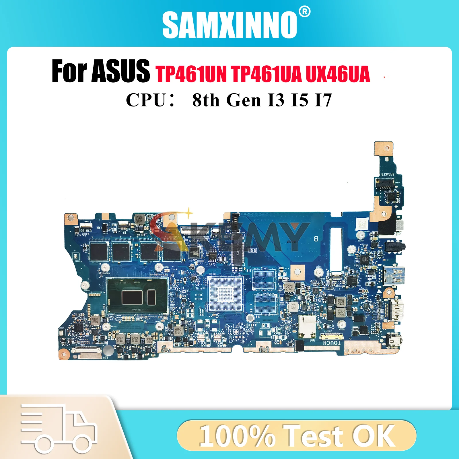 

UX461UA Laptop Motherboard For ASUS ZenBook TP461UA UX46UN UX461 UX46UA TP461UN Mainboard With I3 I5 I7 CPU 100% tests OK stk