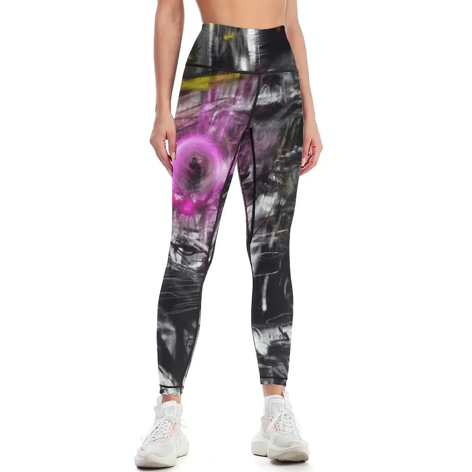 

Gunslinger and Wizards Glass Leggings sporty woman push up Leginsy push up Clothing fitness Women's push up Womens Leggings